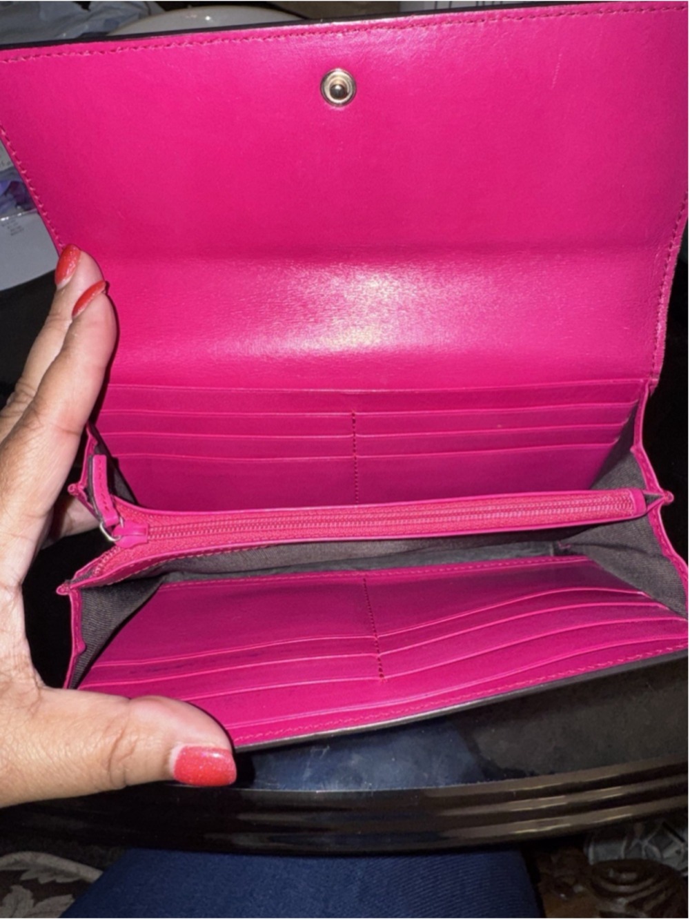 Gucci Bright Diamante Leather Continental Wallet - Picture 14 of 16